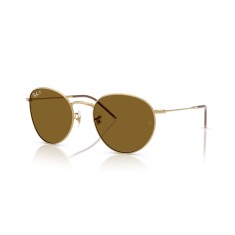 RAY-BAN 0103S 001 83 53 Polarize Gold Unisex Güneş Gözlüğü - RAYBAN (1)