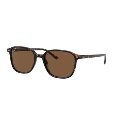 RAY-BAN Leonard 2193 902/57 55 Polarize Kahverengi Unisex Güneş Gözlüğü - RAYBAN (1)