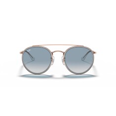 RAY-BAN Round Double Bridge 3647N 9069A5 51 Bakır Unisex Güneş Gözlüğü - RAYBAN