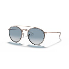 RAY-BAN Round Double Bridge 3647N 9069A5 51 Bakır Unisex Güneş Gözlüğü - RAYBAN (1)