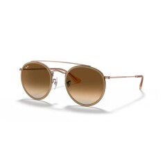 RAY-BAN Round Double Bridge 3647N 907051 51 Bakır Unisex Güneş Gözlüğü - RAYBAN (1)