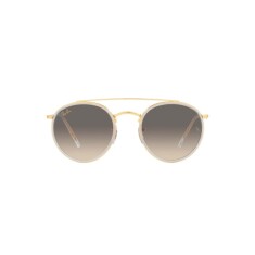 RAY-BAN Round Double Bridge 3647N 923632 51 İki Renk Unisex Güneş Gözlüğü - RAYBAN