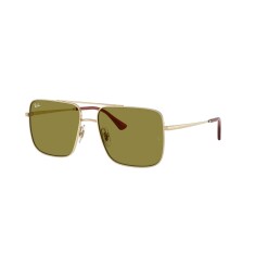RAY-BAN 3758 9213 2 56 Gold Unisex Güneş Gözlüğü - RAYBAN (1)