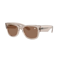 RAY-BAN Mega Wayfarer 0840S 68701A 51 Kahverengi Unisex Güneş Gözlüğü - RAY-BAN