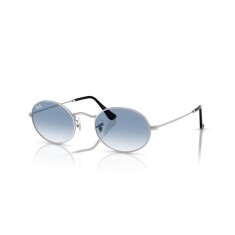 RAY-BAN Oval 3547 003 3F 51 Gümüş Unisex Güneş Gözlüğü - RAY-BAN (1)