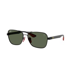 RAY-BAN Scuderia Ferrari 8336M F00271 58 Siyah Unisex Güneş Gözlüğü - RAYBAN (1)