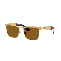 RAY-BAN Wayfarer Deluxe 3875 927631 56 Gold Unisex Güneş Gözlüğü - RAYBAN (1)