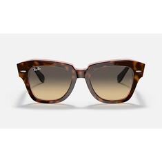 RAY-BAN State Street 2186 1324BG 49 Kahverengi Kadın Güneş Gözlüğü - RAYBAN