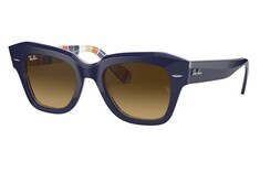 RAY-BAN State Street 2186 1320/85 49 Lacivert Kadın Güneş Gözlüğü 
