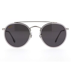 RAY-BAN Round Double Bridge 3647N 9211/B1 51 Gri Unisex Güneş Gözlüğü - RAYBAN