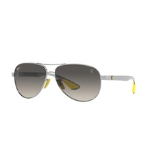 RAY-BAN Scuderia Ferrari 8331M F08311 61 Gümüş Unisex Güneş Gözlüğü - RAYBAN (1)