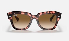 Ray-Ban State Street 2186 133451 49 Kahverengi Unisex Güneş Gözlüğü 