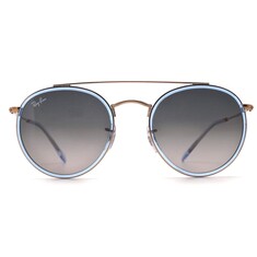 RAY-BAN Round Double Bridge 3647N 9067/71 51 Pembe Unisex Güneş Gözlüğü 