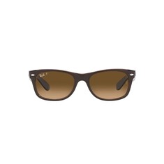RAY-BAN New Wayfarer 2132 6608M2 55 Polarize Kahverengi Unisex Güneş Gözlüğü 