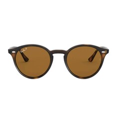 RAY-BAN Round 2180 710/83 49 Polarize Kahverengi Unisex Güneş Gözlüğü - RAYBAN