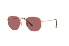 Ray-Ban Round 3548N 9202AF 51 Polarize Sarı Unisex Güneş Gözlüğü 