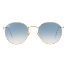 RAY-BAN Round Flat 3447N 001/3F 50 Sarı Unisex Güneş Gözlüğü 