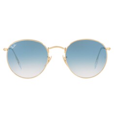 RAY-BAN Round Flat 3447N 001/3F 53 Sarı Unisex Güneş Gözlüğü 