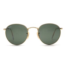 RAY-BAN Round Flat 3447N 001 53 Sarı Unisex Güneş Gözlüğü 
