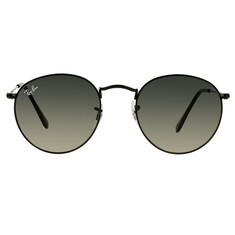 RAY-BAN Round Flat 3447N 002/71 50 Siyah Unisex Güneş Gözlüğü 