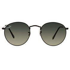 Ray-Ban Round Flat 3447N 002/71 50 Siyah Unisex Güneş Gözlüğü 