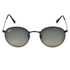 Ray-Ban Round Flat 3447N 002/71 53 Siyah Unisex Güneş Gözlüğü 