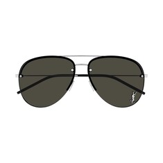 SAİNT LAURENT CLASSIC 11M 007 59 Gümüş Unisex Güneş Gözlüğü - SAİNT LAURENT