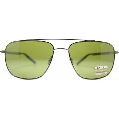 SERENGETI Unisex Polarize Gun Metal Güneş Gözlüğü TELLARO 8820 60
