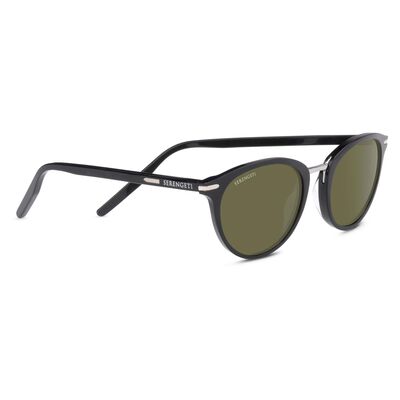 SERENGETI Unisex Polarize Siyah Güneş Gözlüğü ELYNA 8967 54
