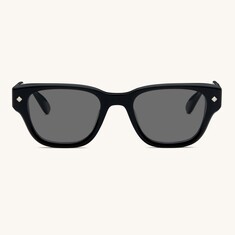 Солнцезащитные очки LUNETTERIE GENERALE MINUIT MOINS UNE BLACK & SMOKE 