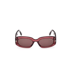 TOMFORD 1187 69E 52 Bordo Kadın Güneş Gözlüğü - TOMFORD