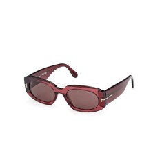 TOMFORD 1187 69E 52 Bordo Kadın Güneş Gözlüğü - TOMFORD (1)