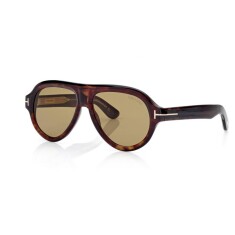 TOMFORD 1225 ICON 52N 59 Kahverengi Unisex Güneş Gözlüğü - TOMFORD