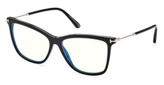 TOMFORD 5824/B/V 001 56 Siyah Kadın Mavi Filtreli Gözlük - TOMFORD (1)