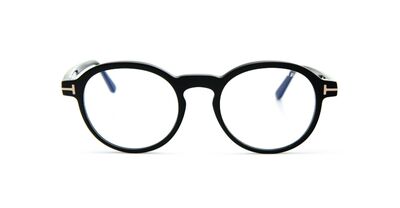 TOMFORD Unisex Siyah Mavi Filtreli Gözlük 5606 B 001 48